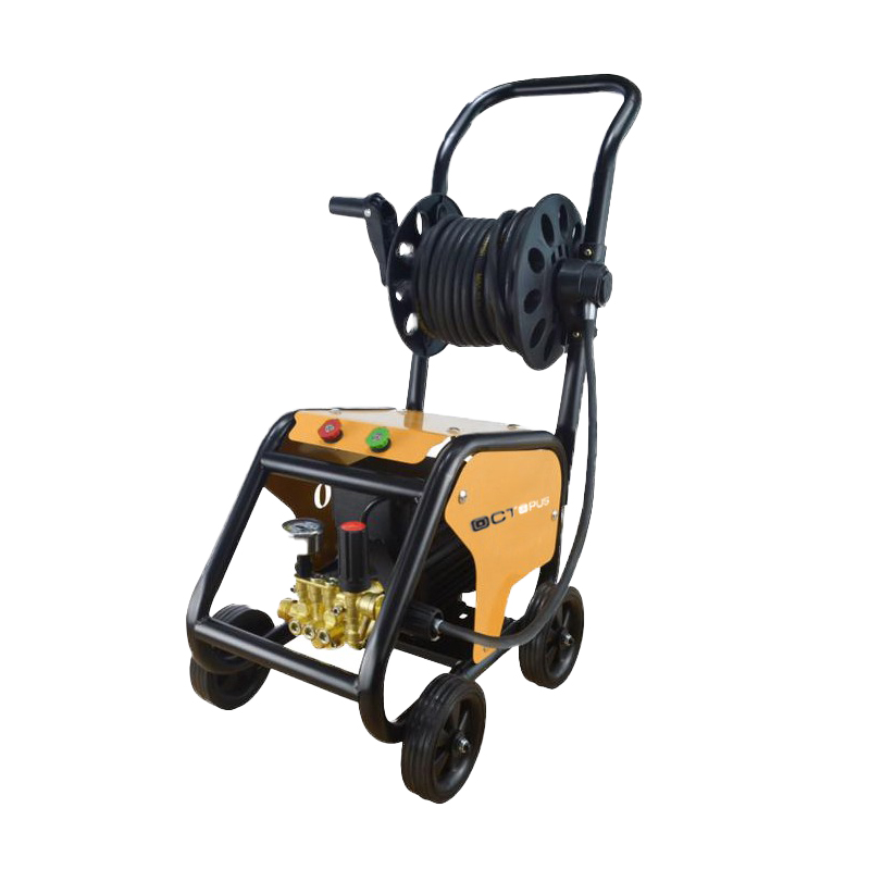 מכונת שטיפה 200BAR מיני 3000W על גלגלים + גלגלת 20 מ' צינור Brandon Cooper...